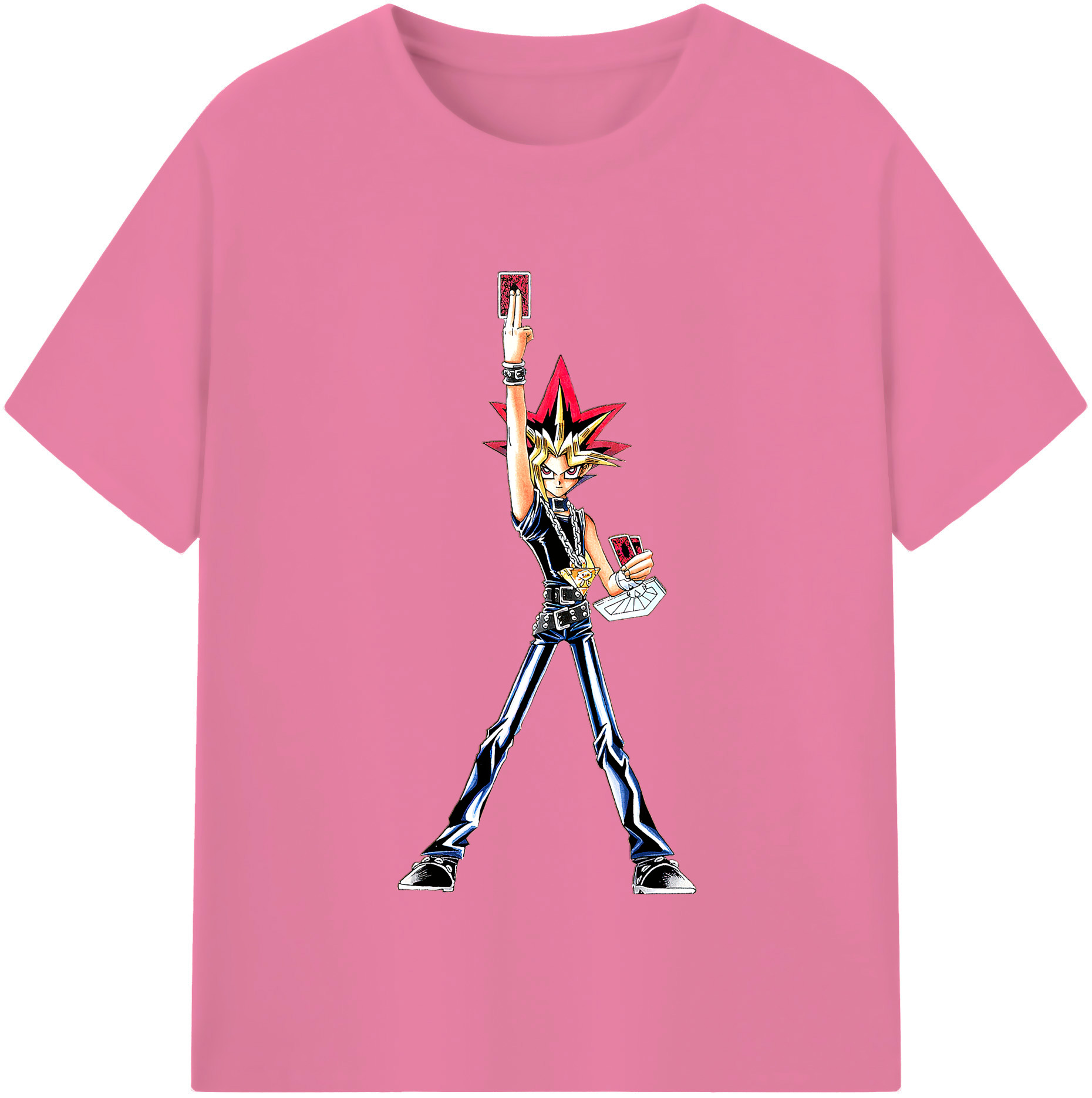 （画像用） 遊☆戯☆王 Yu-Gi-Oh! 綿100％半袖Tシャツ（フロントプリント）